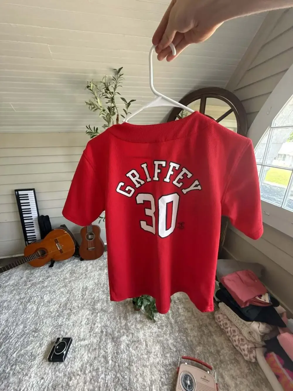 Vintage Cincinnati Reds Ken Griffey Jr. #30 Youth Jersey